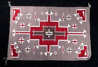 Navajo Klagetoh Tight Weave Wool Trading Post Rug