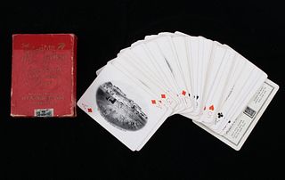 American Indian Photograph Playing Cards W/ Case