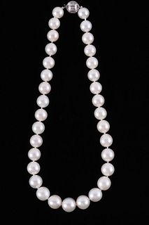 South Sea White Pearl 14K Gold Necklace - 14mm