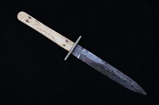 19th C. Manson Sheffield Walrus Tusk Boot Knife