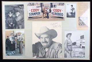 Cody Stampede Nite Rodeo Bill Cody Framed Photos