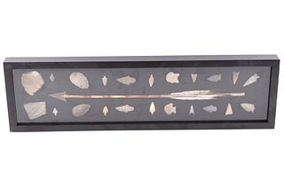 Collection of Plains Indian Arrow & Arrowheads