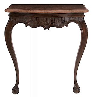 Diminutive Continental Baroque Carved