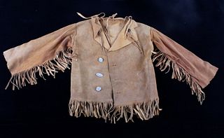 Early 1900's Mountain Man Leather Coat