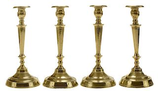 Set of Four Finely Cast Bronze