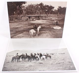 Two Large L.A. Huffman Photos C.1890