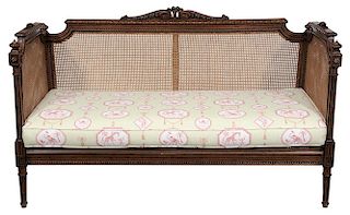 Louis XVI Style Beechwood Caned and