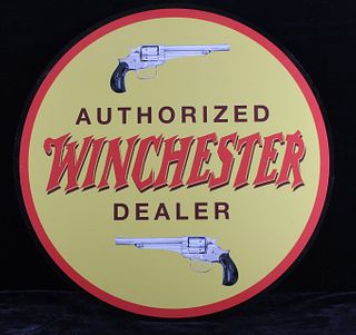Winchester "Authorized Dealer" Advertising Sign