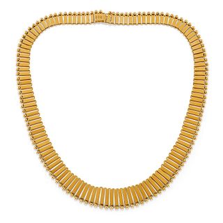 Weingrill - A 18K yellow gold necklace, Weingrill