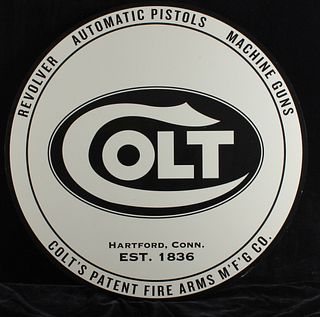 Colt Firearms Advertising Sign