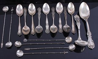 Sterling Silver Spoons & Drink Stirrers