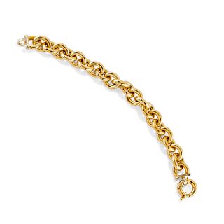 A 18K yellow gold bracelet