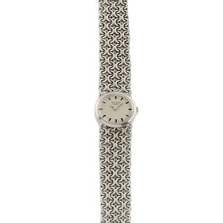 Longines - A 18K white gold lady wristwatch, Longines, (the bracelet is not original)