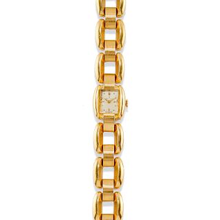 Rolex - A 18K yellow gold lady's wristwatch, Rolex