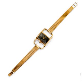 Baume Mercier - A 18K yellow gold lady's wristwatch, Baume & Mercier (the clasp is not original)