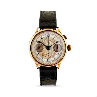 Vulcain - A 18K yellow gold wristwatch, Vulcain