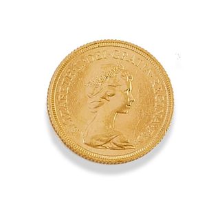 A gold coin