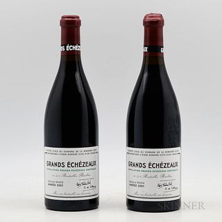 Domaine de la Romanee Conti Grands Echezeaux 2001, 2 bottles