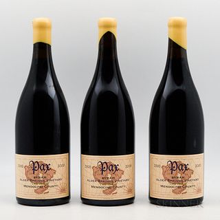 Pax Syrah Alder Springs Vineyard The Knob 2006, 3 bottles