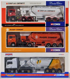 3PC Corgi Limited Ed. Tanker Hauler Diecast Trucks