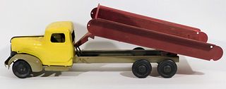 Antique Turner Pressed Steel Dump Truck Toy