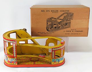 J. Chein & Co No. 275 Roller Coaster Tin Litho Toy