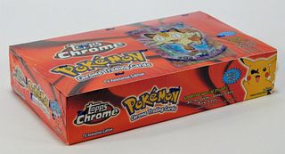2000 Topps Chrome Pokemon Series 1 Booster Box