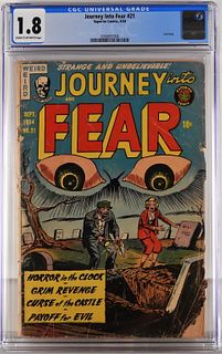 Superior Comics Journey Into Fear #21 CGC 1.8