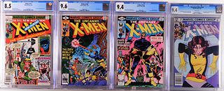 4PC Marvel Comics X-Men #111-#168 CGC Group