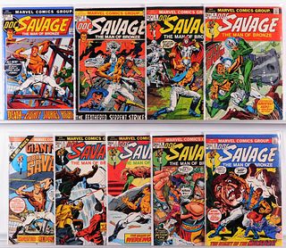9PC Marvel Comics Doc Savage #1-#8 & GS Comp. Run