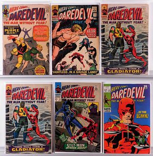 6PC Marvel Comics Daredevil #4-#53 Group