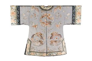 Very Fine Silk Brocade Tapestry Kesi Lady's Robe