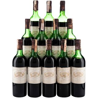 Château Margaux. 1976. Grand Vin. Premier Grand Cru Classé. Margaux. Pieces: 12.
