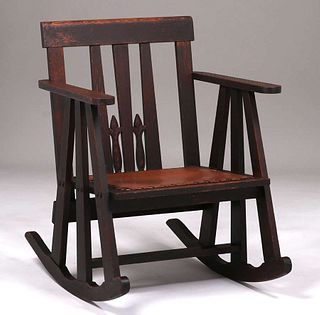 Early Stickley Brothers #736 Rocker c1901