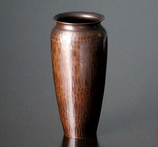 Roycroft Hammered Copper 5.75"h Vase