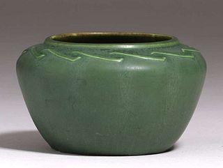 Hampshire Pottery Matte Green Vase c1910
