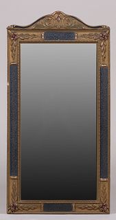 Antique Art Nouveau Gesso Mirror c1920s