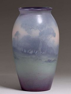 Rookwood Scenic Vase Lenore Asbury 1914