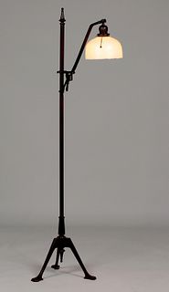 Handel Bronze Floor Lamp c1920