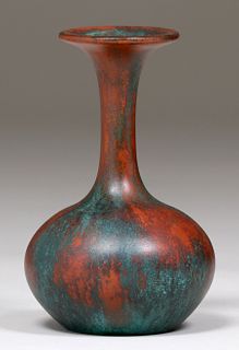 Clewell Copper-Clad Flared Vase c1910