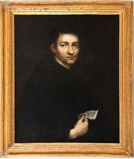 ROMAN SCHOOL, SECOND HALF OF THE 17th CENTURY - Portrait of young prelate