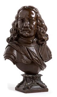 DUTCH ARTIST, SECOND HALF OF THE 17th CENTURY - Bust of a governor (Francisco de Moura y Corterreal?)