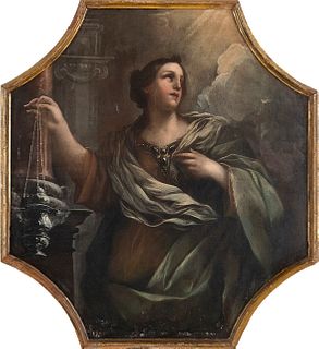 ATELIER OF LUCA GIORDANO (Naples, 1634 - 1705) - Allegory of Faith
