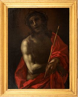 AMBITO DI BARTOLOMEO MANFREDI (Ostiano, 1582 - Rome, 1622) - Ecce Homo
