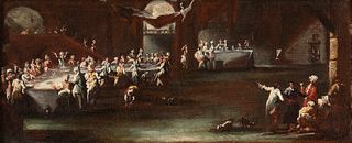 VENETIAN SCHOOL, SECOND HALF OF THE 18th CENTURY - Feast scene