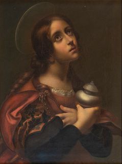 FOLLOWER OF CARLO DOLCI - Ecstasy of Mary Magdalene