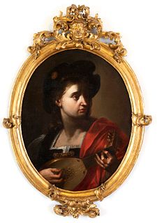 TUSCAN PAINTER, SECOND QUARTER OF THE 17th CENTURY - Portrait of musician