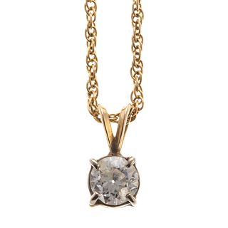 A .90 ct Old European Cut Diamond Necklace
