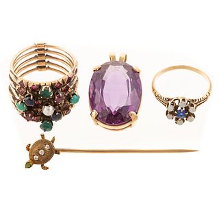 A Collection of Gemstone Jewelry