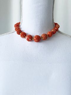 18k Sponge Coral Necklace 